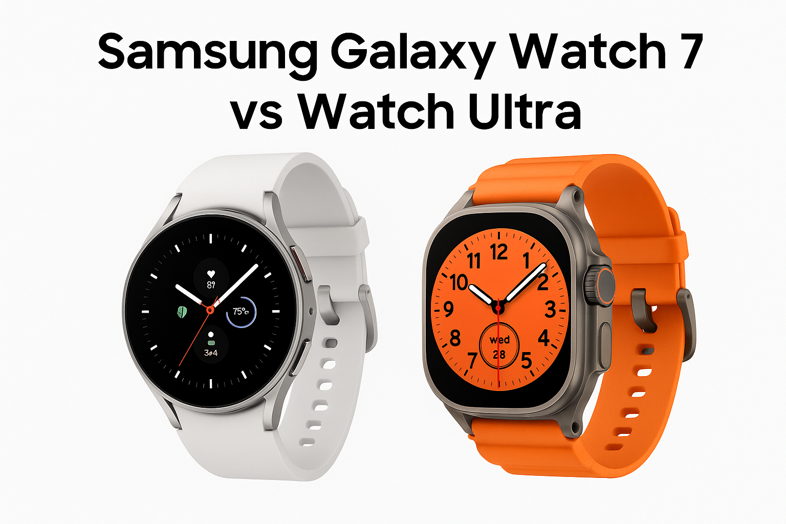 Samsung Galaxy Watch 7 vs Watch Ultra
